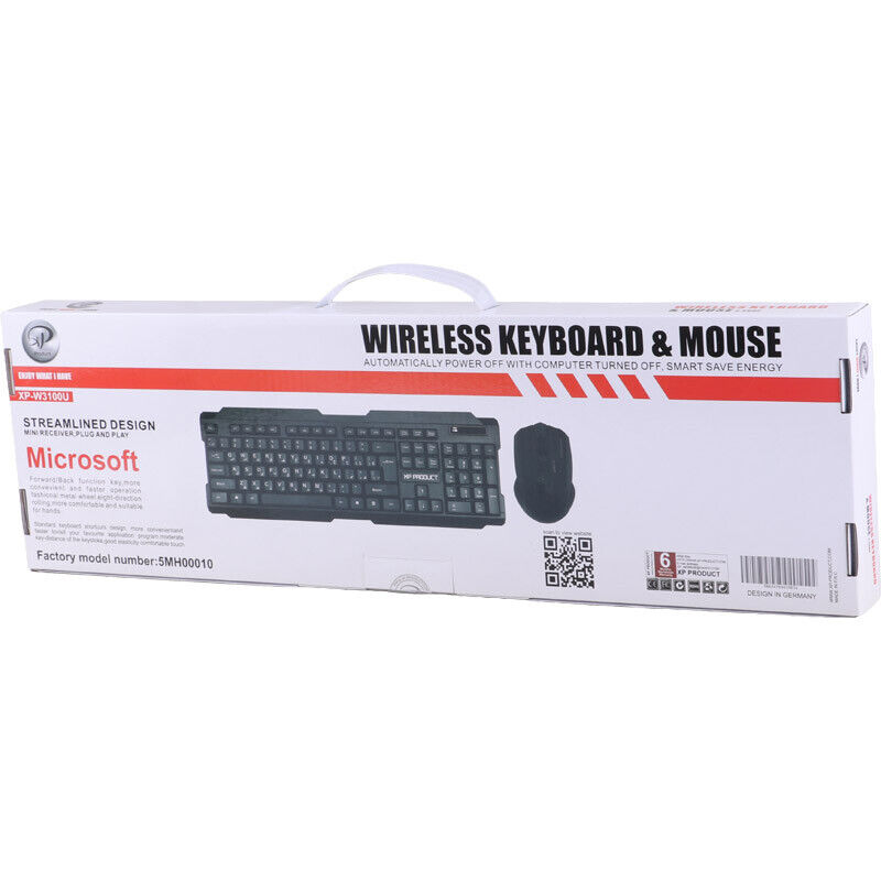کیبورد و ماوس وایرلس xp-3100u