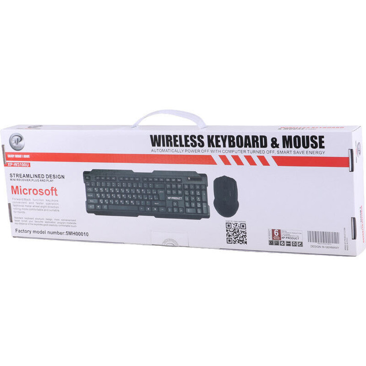 کیبورد و ماوس وایرلس xp-3100u